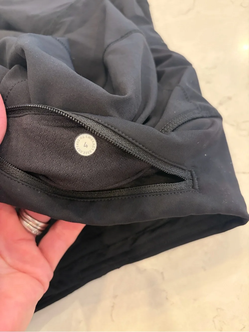 lululemon Pace Rival Skirt Black Layered Performance Skort